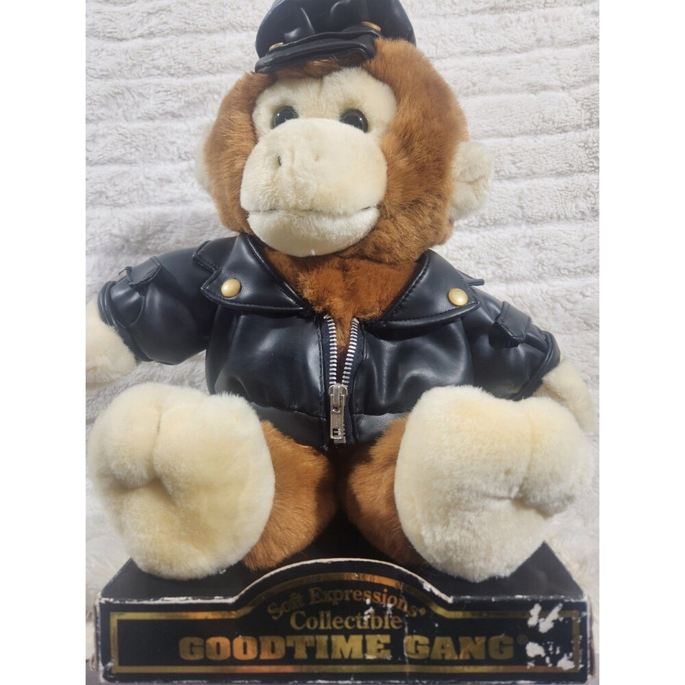 DAN DEE "GOODTIME GANG" Soft Expressions Collectibles BIKER MONKEY NIB